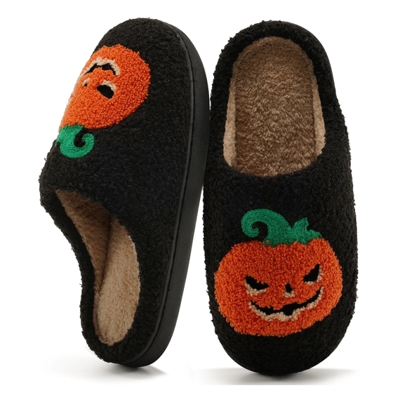 Shoes - Halloween Pumpkin Slippers